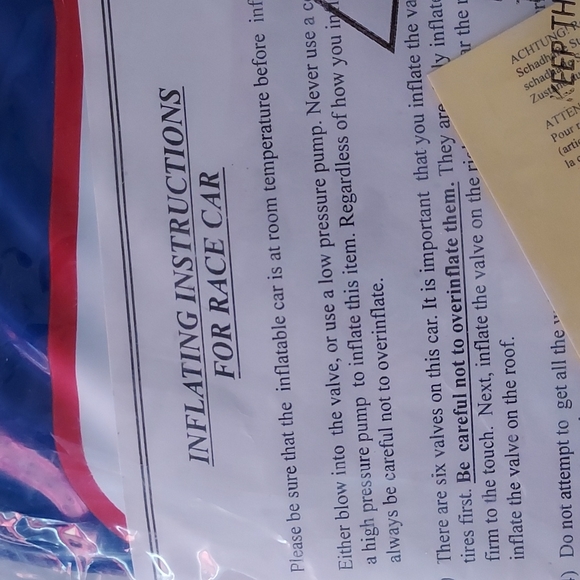 Miller Lite 1994 Inflated Race Car,Multicolor.One Size - Picture 2 of 5